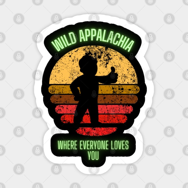 Wild Appalachia Sticker by Finger in nose creations